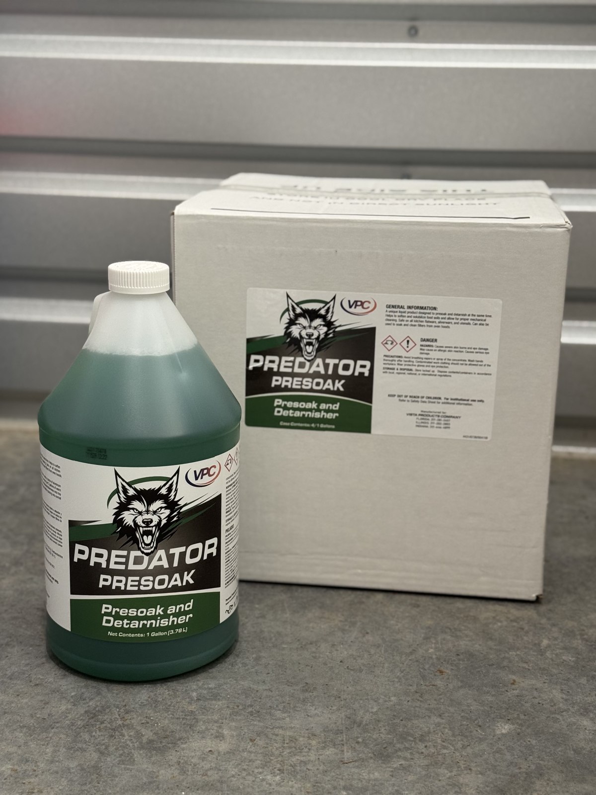 Predator Presoak product packaging